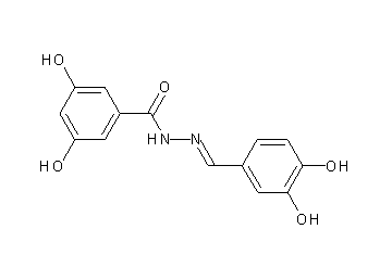 N'-(3,4-dihydroxybenzylidene)-3,5-dihydroxybenzohydrazide