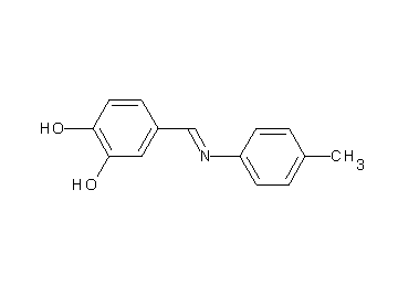 4-{[(4-methylphenyl)imino]methyl}-1,2-benzenediol