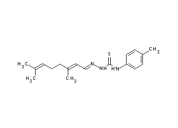 3,7-dimethyl-2,6-octadienal N-(4-methylphenyl)thiosemicarbazone