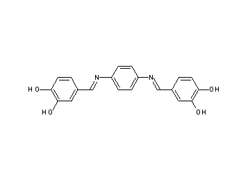 4,4'-[1,4-phenylenebis(nitrilomethylylidene)]di(1,2-benzenediol)