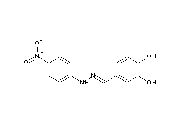 4-[2-(4-nitrophenyl)carbonohydrazonoyl]-1,2-benzenediol