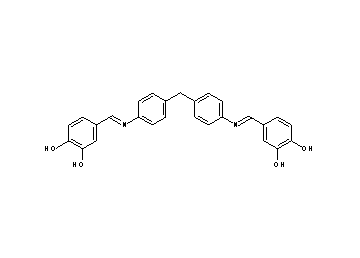 4,4'-[methylenebis(4,1-phenylenenitrilomethylylidene)]di(1,2-benzenediol)