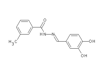 N'-(3,4-dihydroxybenzylidene)-3-methylbenzohydrazide - Click Image to Close