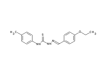 4-ethoxybenzaldehyde N-(4-methylphenyl)thiosemicarbazone