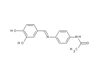 N-{4-[(3,4-dihydroxybenzylidene)amino]phenyl}acetamide