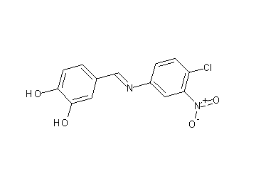 4-{[(4-chloro-3-nitrophenyl)imino]methyl}-1,2-benzenediol