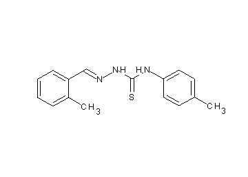 2-methylbenzaldehyde N-(4-methylphenyl)thiosemicarbazone