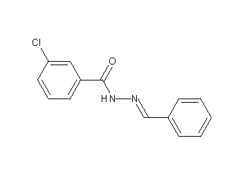 N'-benzylidene-3-chlorobenzohydrazide