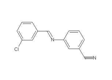 3-[(3-chlorobenzylidene)amino]benzonitrile