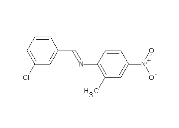N-(3-chlorobenzylidene)-2-methyl-4-nitroaniline