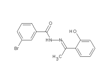 3-bromo-N'-[1-(2-hydroxyphenyl)ethylidene]benzohydrazide