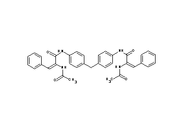 N,N'-[methylenebis(4,1-phenylene)]bis[2-(acetylamino)-3-phenylacrylamide]