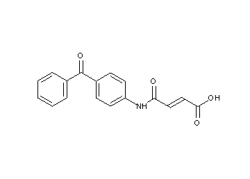4-[(4-benzoylphenyl)amino]-4-oxo-2-butenoic acid