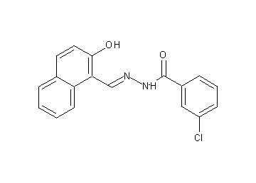 3-chloro-N'-[(2-hydroxy-1-naphthyl)methylene]benzohydrazide