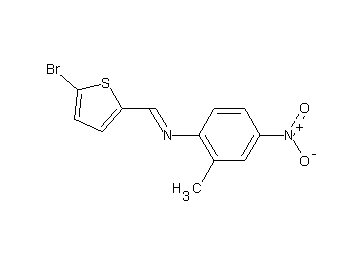 N-[(5-bromo-2-thienyl)methylene]-2-methyl-4-nitroaniline - Click Image to Close