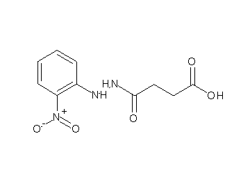 4-[2-(2-nitrophenyl)hydrazino]-4-oxobutanoic acid