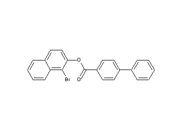 1-bromo-2-naphthyl 4-biphenylcarboxylate
