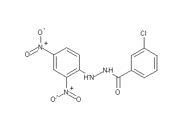 3-chloro-N'-(2,4-dinitrophenyl)benzohydrazide