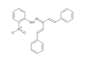 1-(2-nitrophenyl)-2-[3-phenyl-1-(2-phenylvinyl)-2-propen-1-ylidene]hydrazine