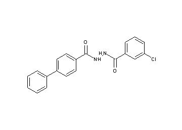 N'-(3-chlorobenzoyl)-4-biphenylcarbohydrazide - Click Image to Close