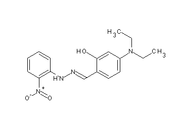 5-(diethylamino)-2-[2-(2-nitrophenyl)carbonohydrazonoyl]phenol