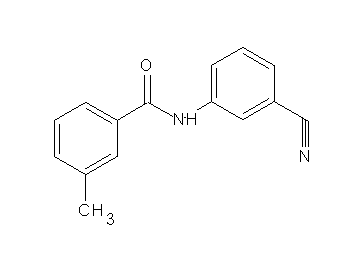 N-(3-cyanophenyl)-3-methylbenzamide