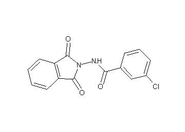 3-chloro-N-(1,3-dioxo-1,3-dihydro-2H-isoindol-2-yl)benzamide