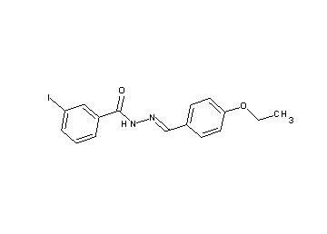 N'-(4-ethoxybenzylidene)-3-iodobenzohydrazide