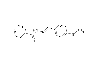 N'-[4-(methylsulfanyl)benzylidene]benzohydrazide
