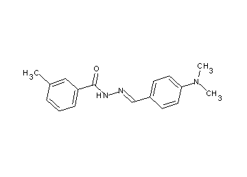 N'-[4-(dimethylamino)benzylidene]-3-methylbenzohydrazide