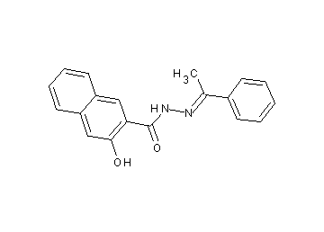 3-hydroxy-N'-(1-phenylethylidene)-2-naphthohydrazide