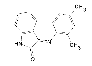 3-[(2,4-dimethylphenyl)imino]-1,3-dihydro-2H-indol-2-one