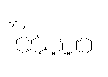 2-hydroxy-3-methoxybenzaldehyde N-phenylsemicarbazone