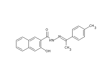 3-hydroxy-N'-[1-(4-methylphenyl)ethylidene]-2-naphthohydrazide
