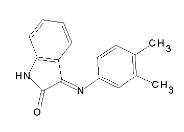 3-[(3,4-dimethylphenyl)imino]-1,3-dihydro-2H-indol-2-one
