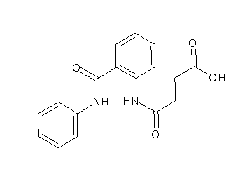 4-{[2-(anilinocarbonyl)phenyl]amino}-4-oxobutanoic acid