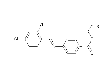 ethyl 4-[(2,4-dichlorobenzylidene)amino]benzoate