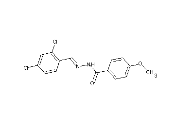 N'-(2,4-dichlorobenzylidene)-4-methoxybenzohydrazide - Click Image to Close