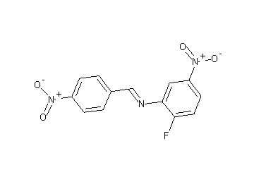 (2-fluoro-5-nitrophenyl)(4-nitrobenzylidene)amine