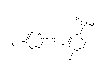 (2-fluoro-5-nitrophenyl)(4-methylbenzylidene)amine