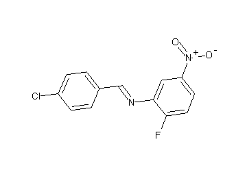 N-(4-chlorobenzylidene)-2-fluoro-5-nitroaniline - Click Image to Close