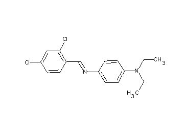 N'-(2,4-dichlorobenzylidene)-N,N-diethyl-1,4-benzenediamine - Click Image to Close