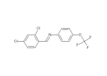 N-(2,4-dichlorobenzylidene)-4-(trifluoromethoxy)aniline