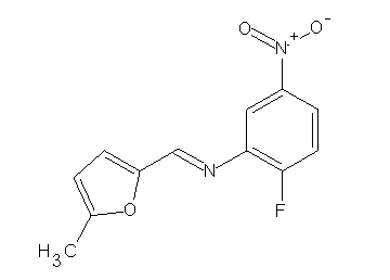 (2-fluoro-5-nitrophenyl)[(5-methyl-2-furyl)methylene]amine