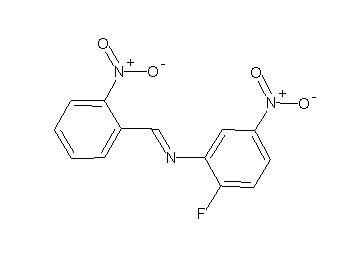 (2-fluoro-5-nitrophenyl)(2-nitrobenzylidene)amine