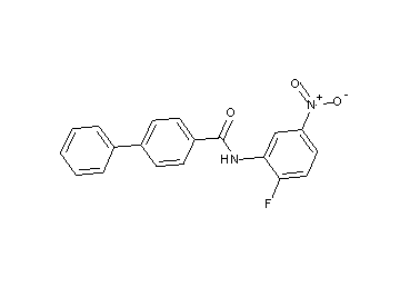 N-(2-fluoro-5-nitrophenyl)-4-biphenylcarboxamide