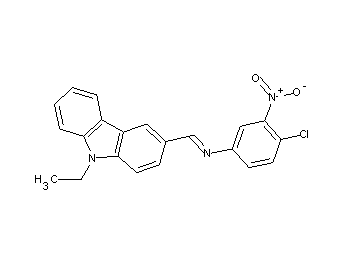 (4-chloro-3-nitrophenyl)[(9-ethyl-9H-carbazol-3-yl)methylene]amine