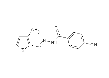 4-hydroxy-N'-[(3-methyl-2-thienyl)methylene]benzohydrazide