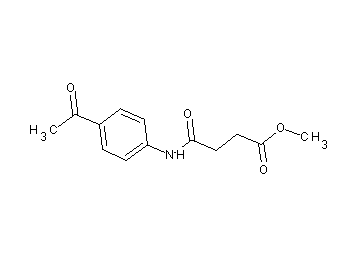 methyl 4-[(4-acetylphenyl)amino]-4-oxobutanoate
