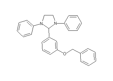 2-[3-(benzyloxy)phenyl]-1,3-diphenylimidazolidine